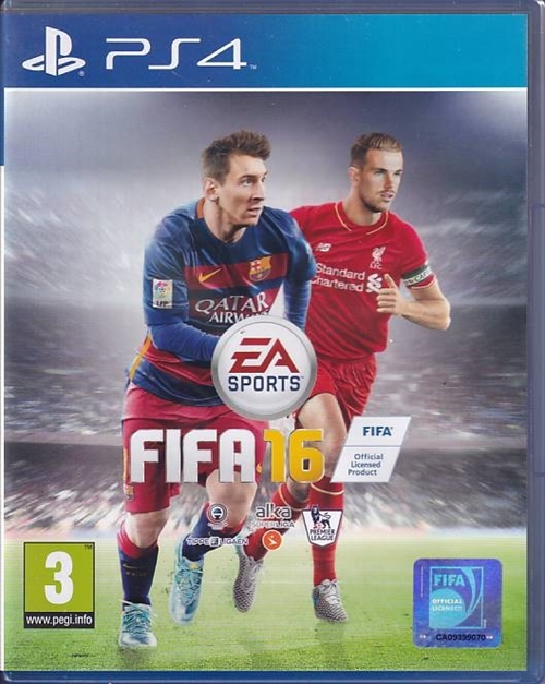 FIFA 16 - PS4 (A Grade) (Genbrug)